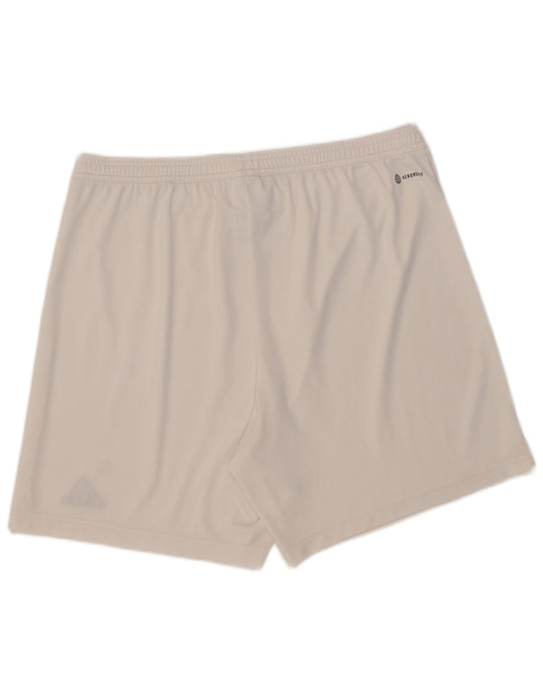Pantaloncini sportivi Adidas Aeroready da uomo XL poliestere bianco