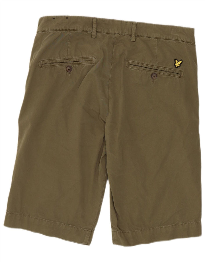 Pantaloncini chino da uomo Lyle & Scott W31 cotone kaki medio