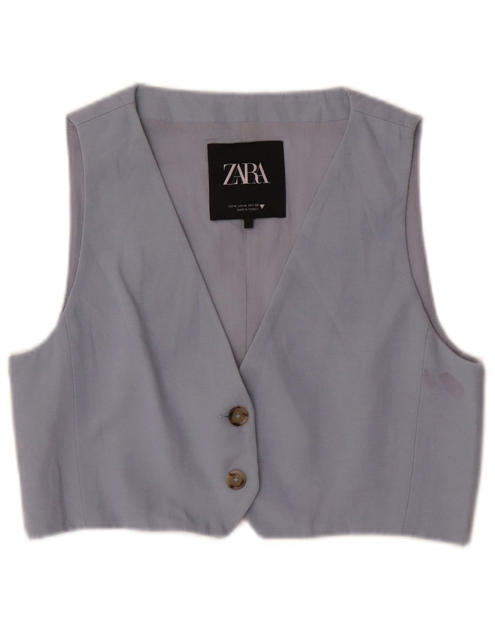 Gilet Zara da donna UK 12 blu medio
