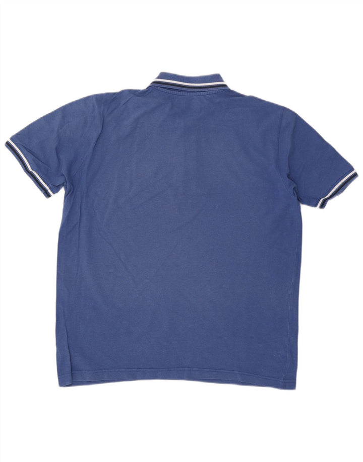 Polo Uomo KAPPA Large Blu Cotone