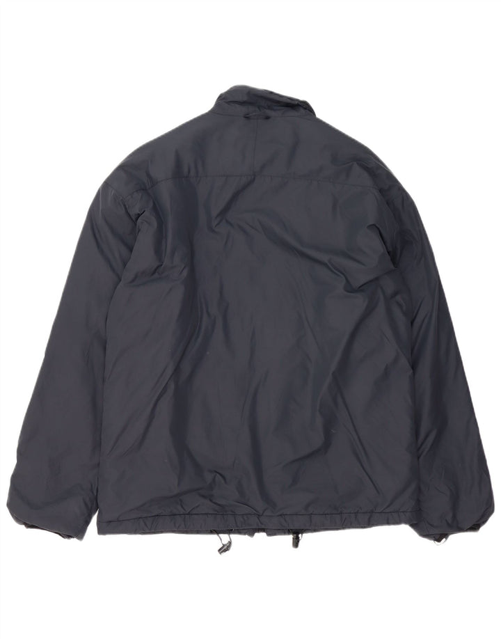 JACK WOLFSKIN Mens Windbreaker Jacket UK 36/38 Medium Navy Blue Polyamide