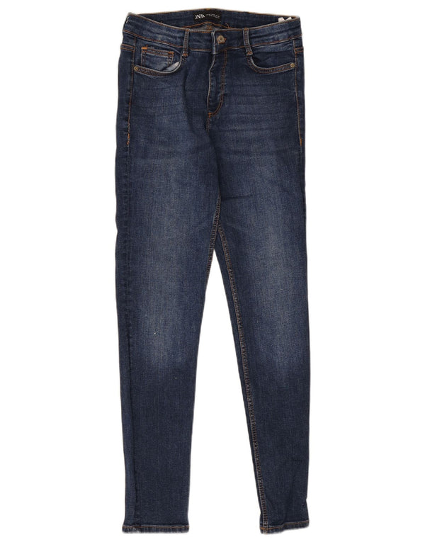 Jeans skinny da donna Zara EU 38 Small W28 L27 Cotone blu