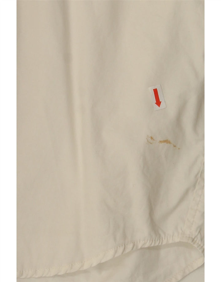 LEVI'S Mens Short Sleeve Shirt XL Off White Cotton Vintage Levi's and Second-Hand Levi's from Messina Hembry 