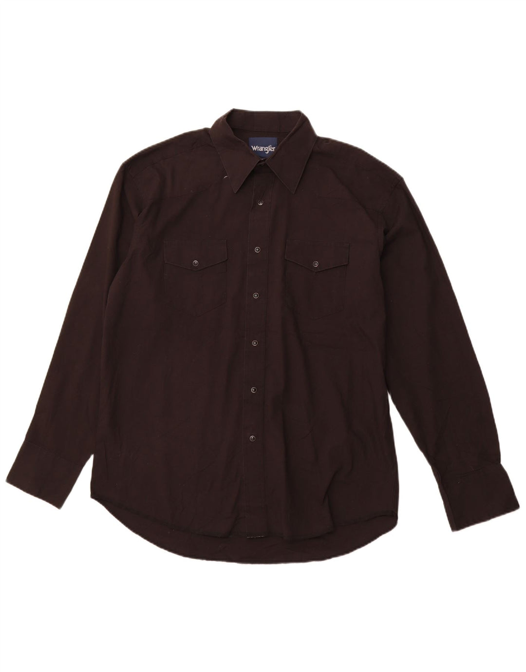 Camicia da uomo WRANGLER grande in cotone nero