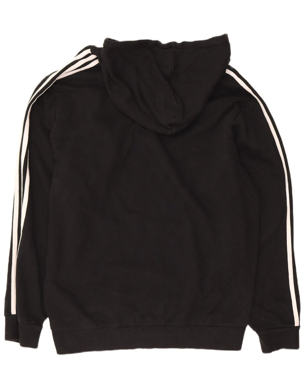 Felpa con cappuccio grafica da uomo Adidas XL in cotone nero sportivo