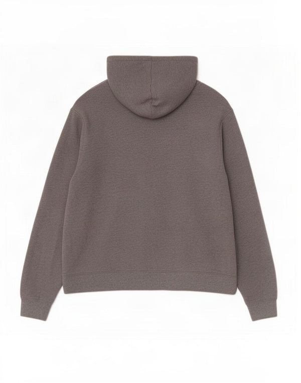 Maglione con cappuccio e zip da uomo Marks & Spencer 4XL cotone grigio