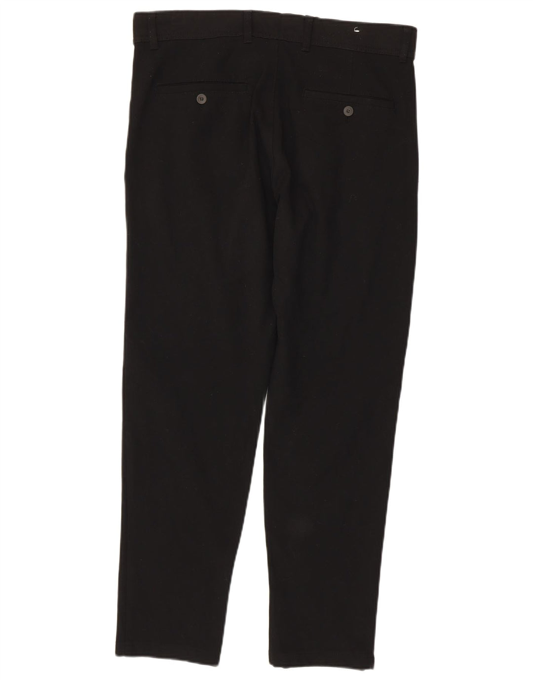 Pantaloni chino slim da uomo Zara EU 40 medio W31 L29 poliestere nero