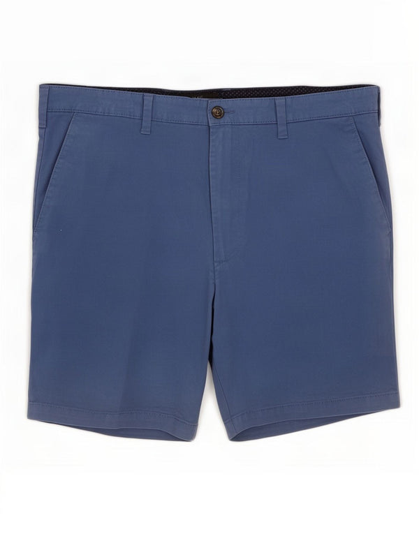 Pantaloncini chino da uomo Marks & Spencer W38 XL cotone blu