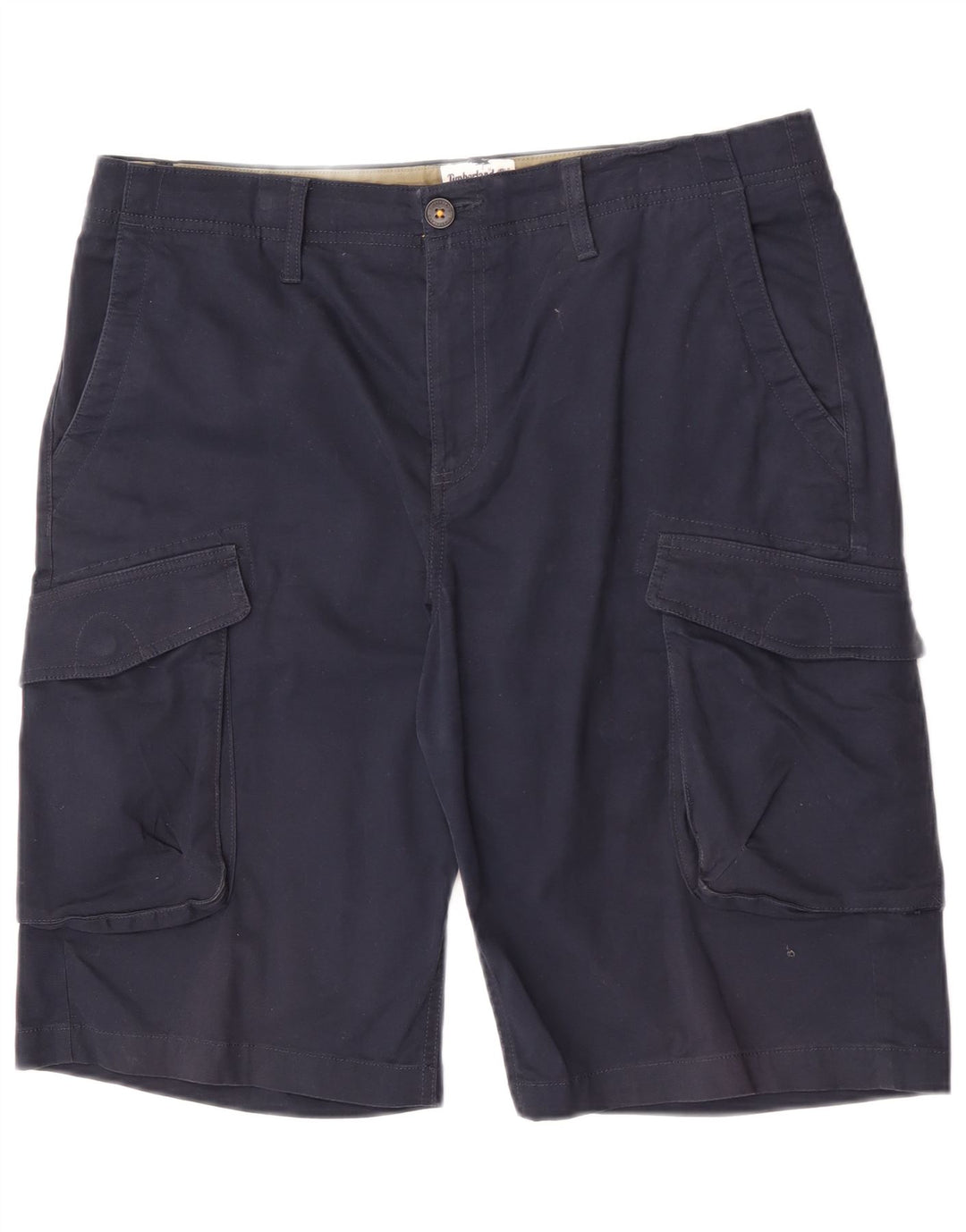 Pantaloncini cargo da uomo Timberland W34 Large in cotone blu navy