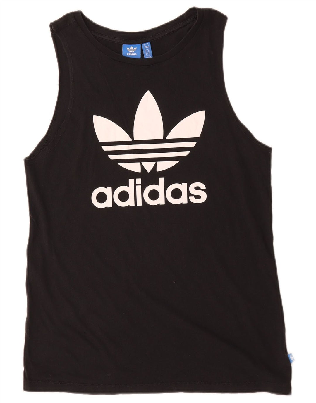 Canotta grafica da donna Adidas UK 8 piccola nera