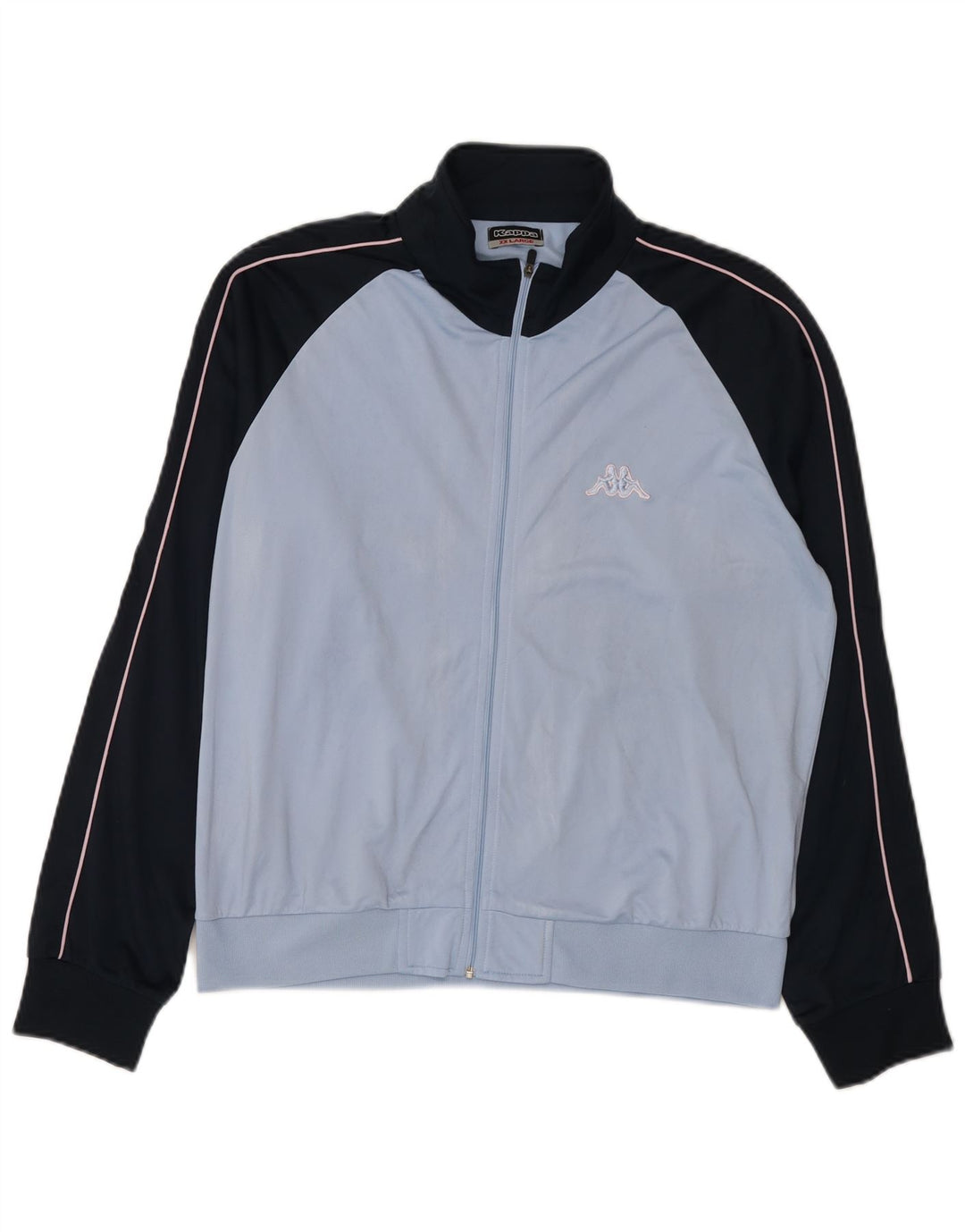 Giacca da tuta da donna Kappa 2XL Blu Poliestere Colourblock