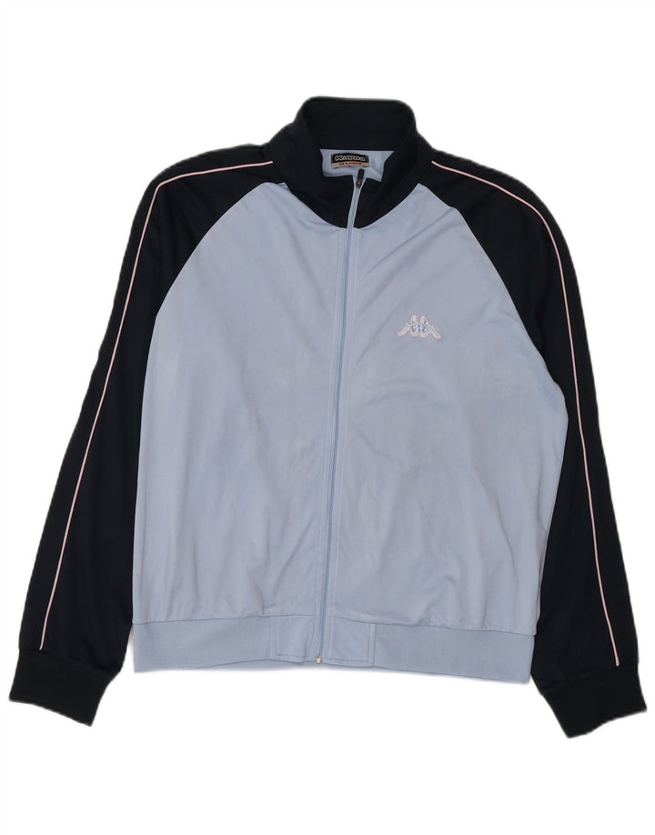 Giacca da tuta da donna Kappa 2XL Blu Poliestere Colourblock