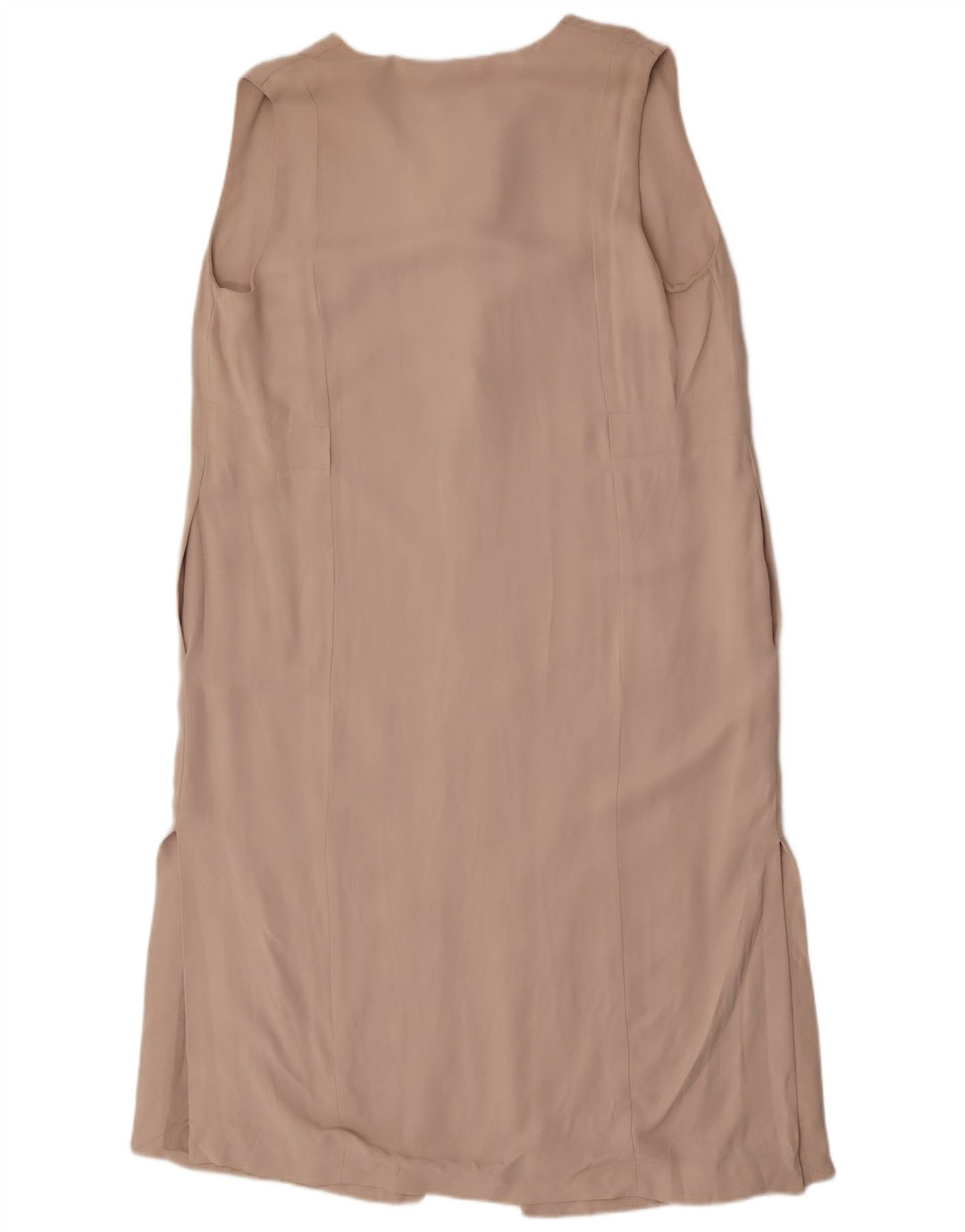 Giacca blazer senza maniche lunga da donna Massimo Dutti UK 14 Beige medio