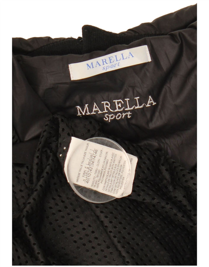 Giacca utility da donna Marella UK 14 nylon nero medio