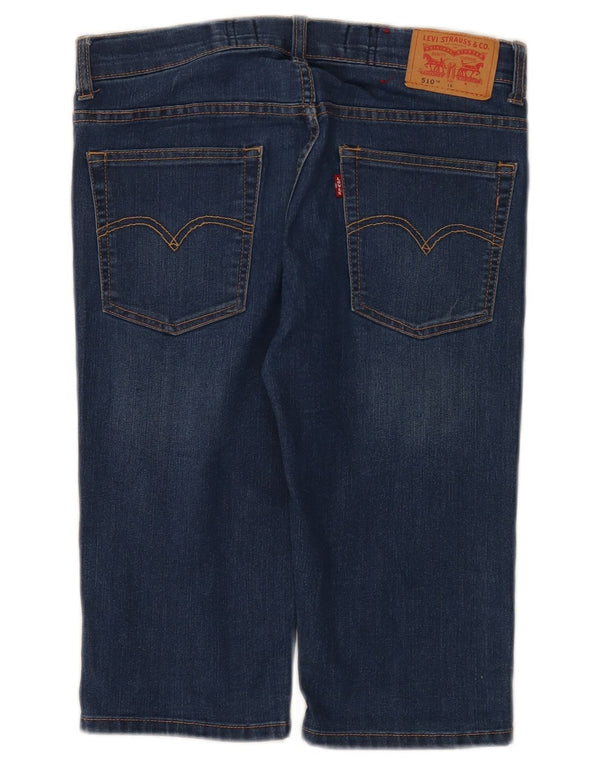 Levi's Ragazze 510 Bermuda in Denim Skinny 15-16 Anni W30 Cotone Blu