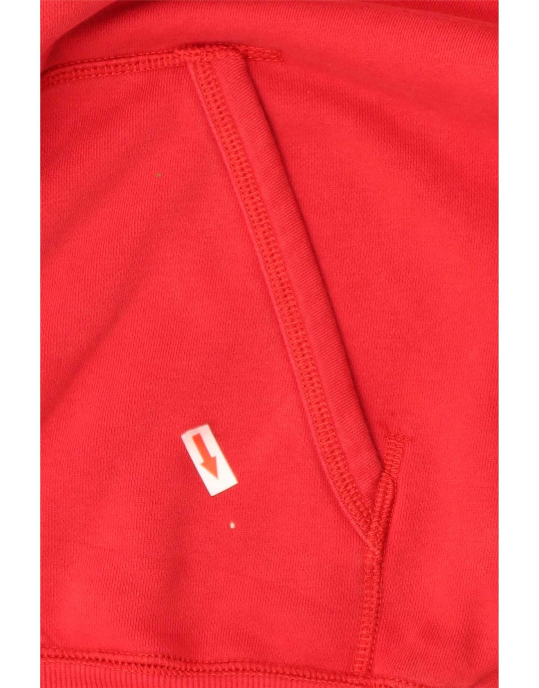 Felpa con cappuccio grafica Vans Versa da uomo, grande, in cotone rosso