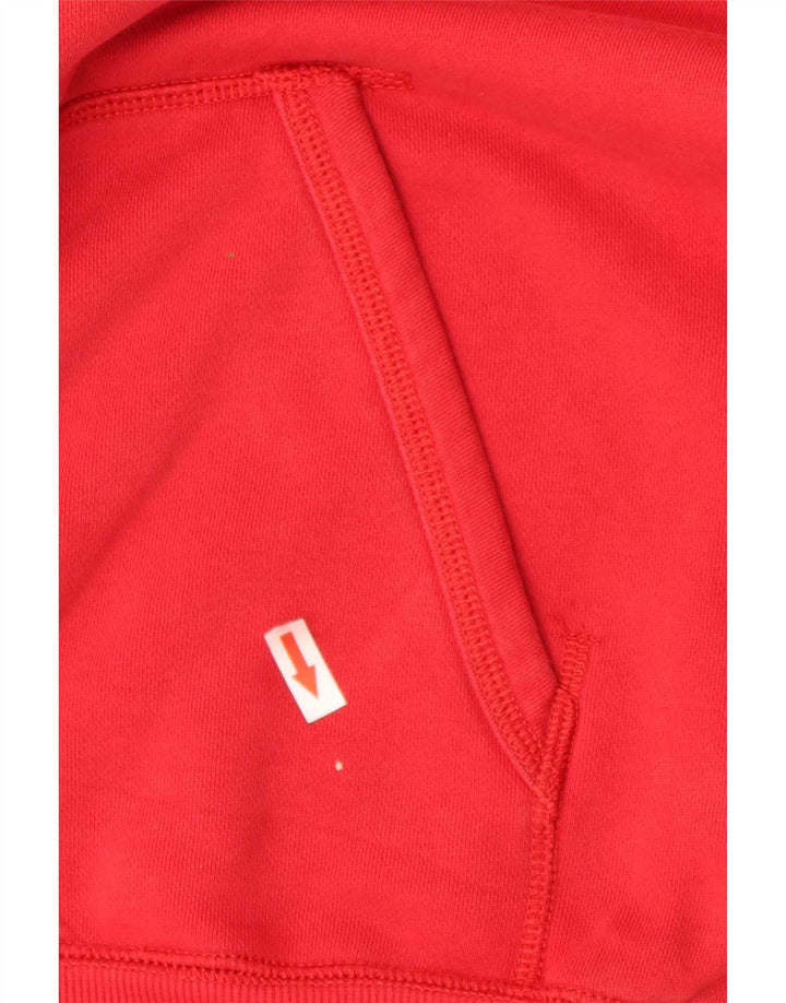 Felpa con cappuccio grafica Vans Versa da uomo, grande, in cotone rosso
