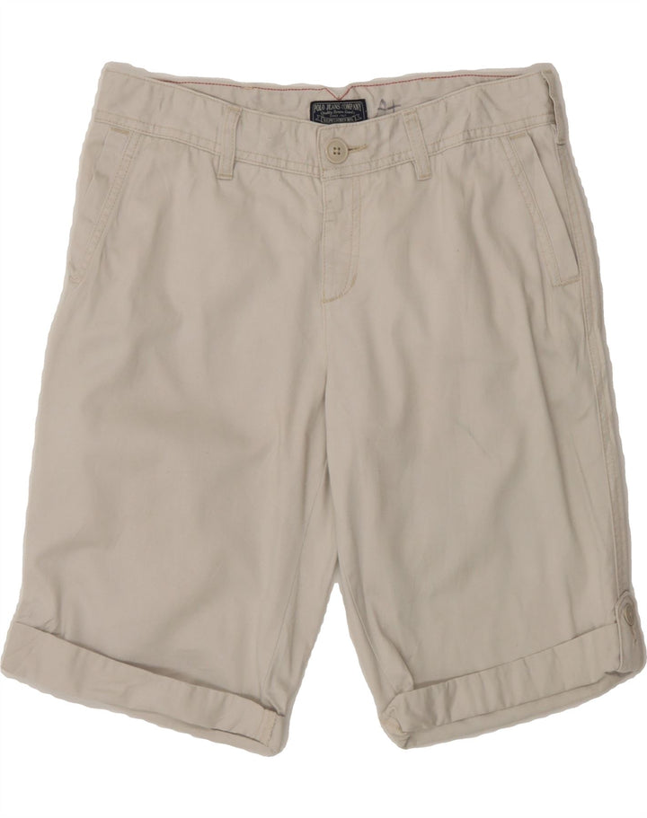 RALPH LAUREN Womens Chino Shorts US 6 Medium W30  White Cotton Vintage Ralph Lauren and Second-Hand Ralph Lauren from Messina Hembry 