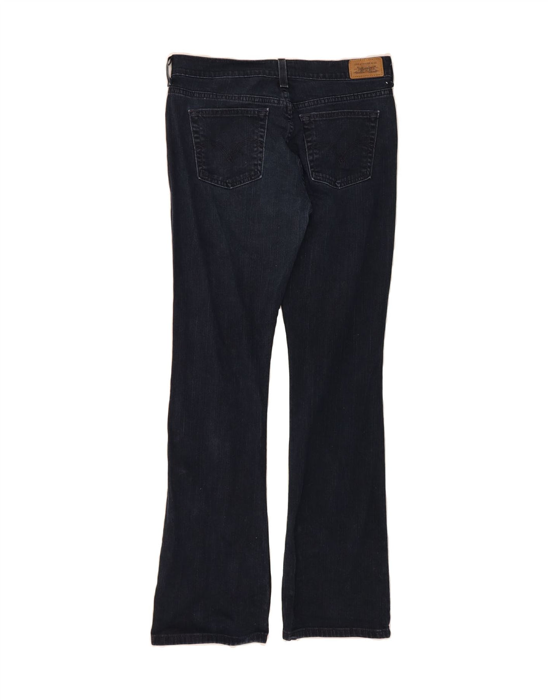 LEVI'S Womens 515 Bootcut Jeans US 8 Medium W33 L32 Navy Blue Cotton Vintage Levi's and Second-Hand Levi's from Messina Hembry 