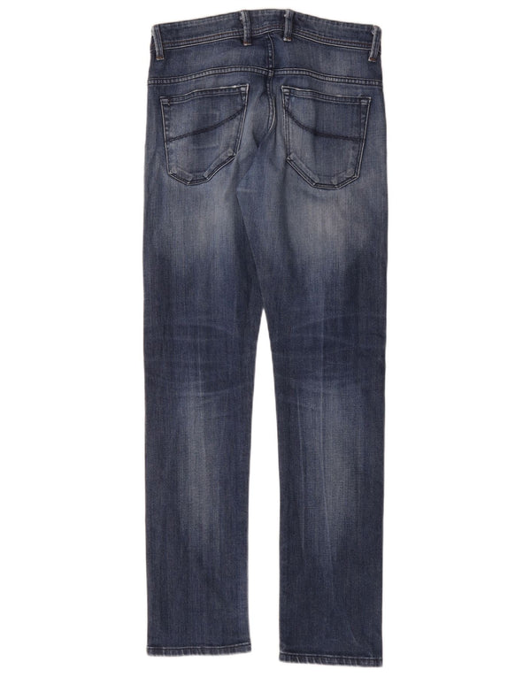 Jeans dritti da uomo SIVIGLIA W30 L30 in cotone blu