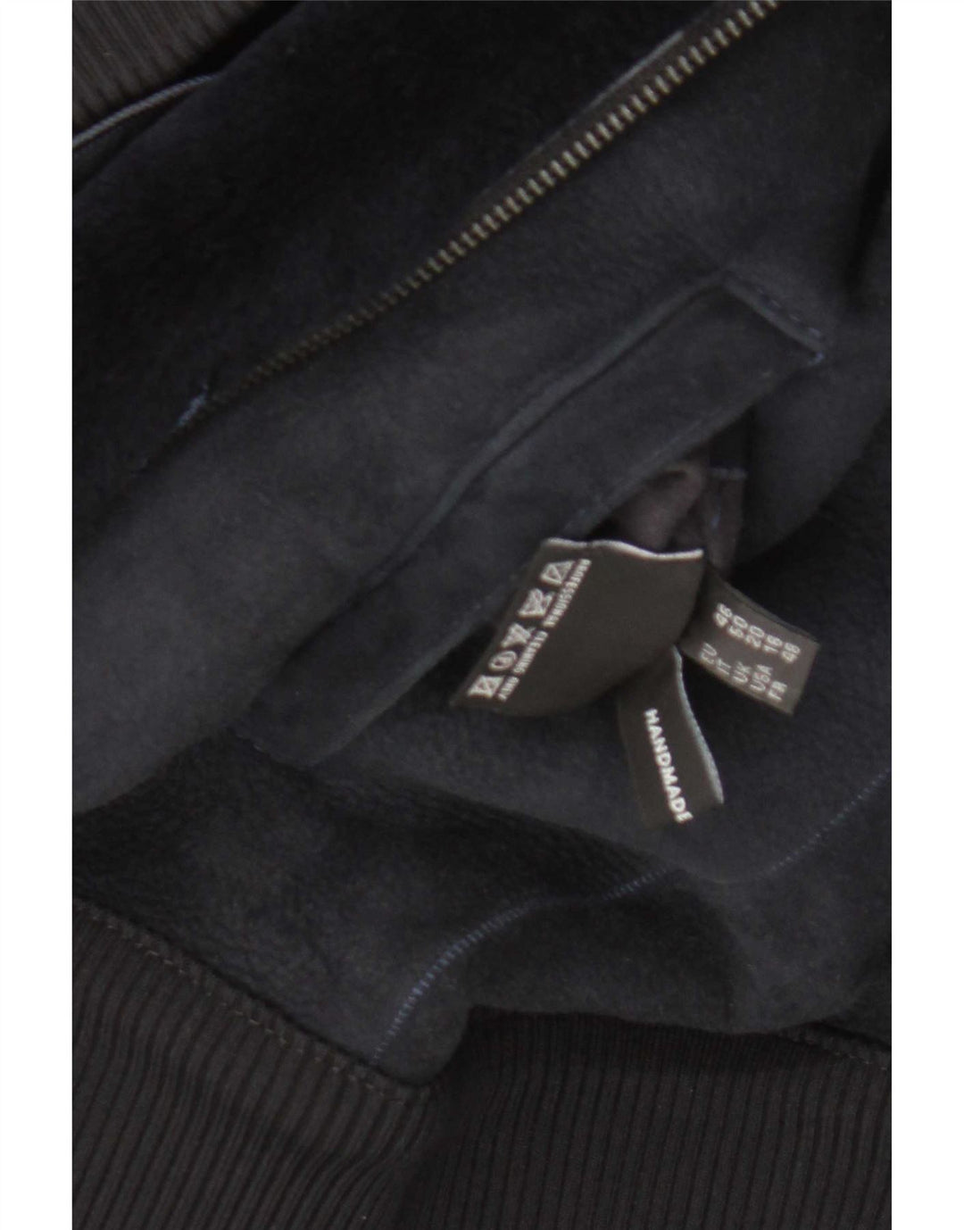 CPL1953 Giubbotto bomber in shearling da donna UK 20 2XL Shearling blu navy