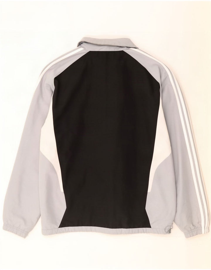 Giacca da tuta da uomo Adidas UK 50/52 2XL Poliestere color block nero
