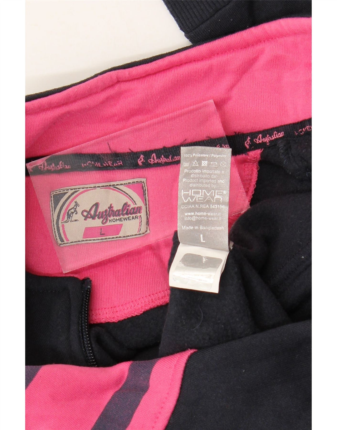 AUSTRALIAN L'ALPINA Giacca da tuta da donna UK 16 Large Blu Navy