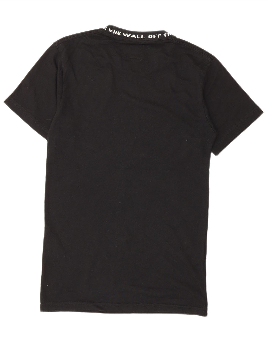 T-shirt grafica da uomo Vans XS in cotone nero