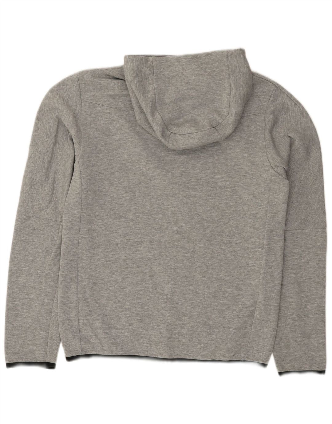 Felpa con cappuccio e zip Nike da uomo, piccola, in cotone grigio screziato