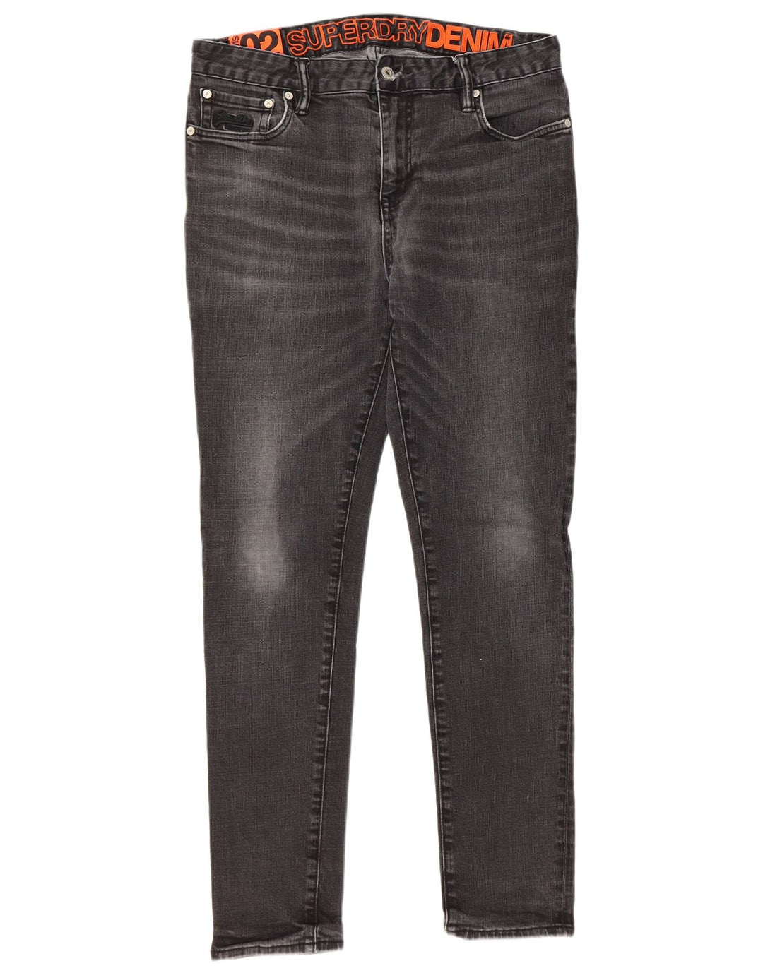 Jeans skinny da uomo Superdry W34 L29 cotone grigio