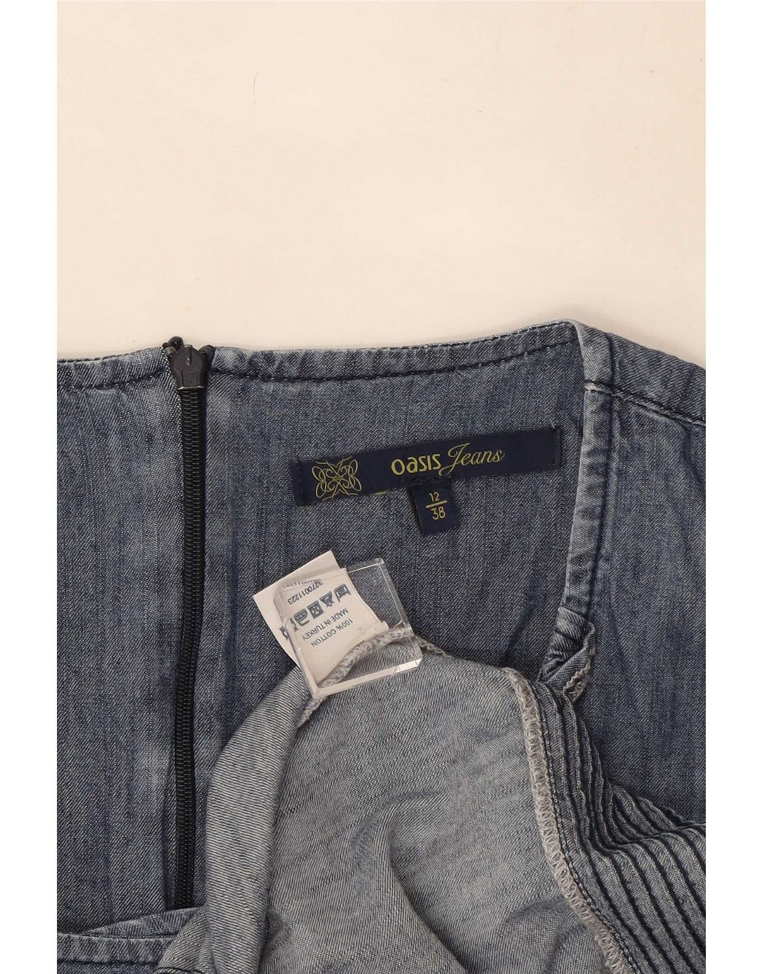 Abito tubino da donna Oasis UK 12 blu navy medio