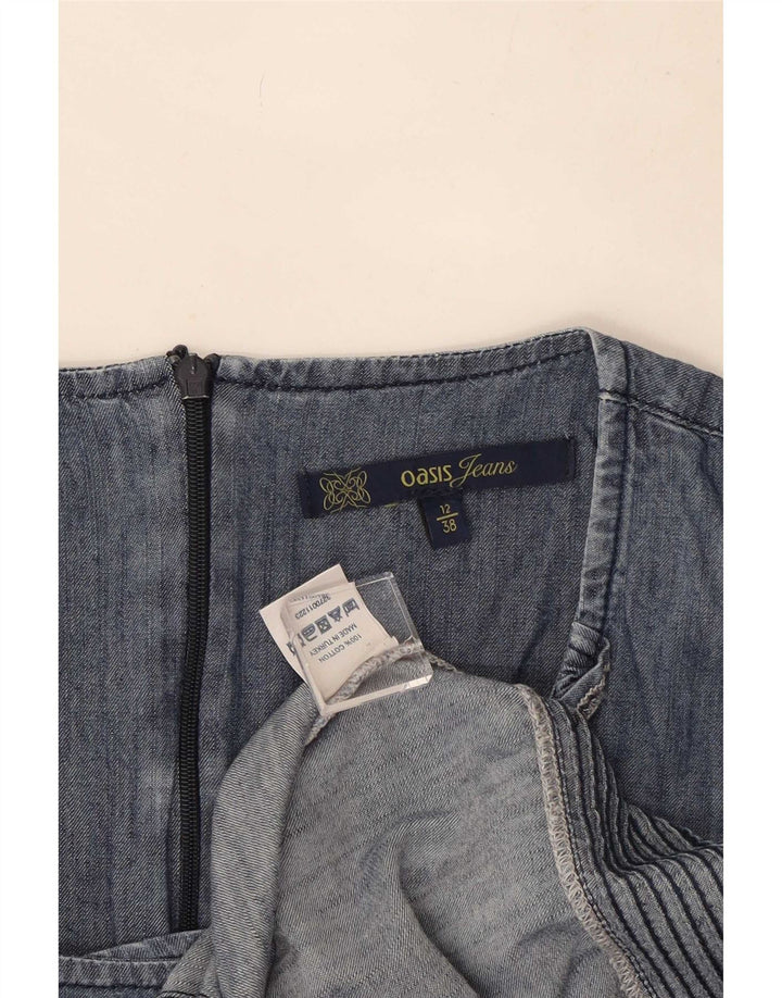 Abito tubino da donna Oasis UK 12 blu navy medio