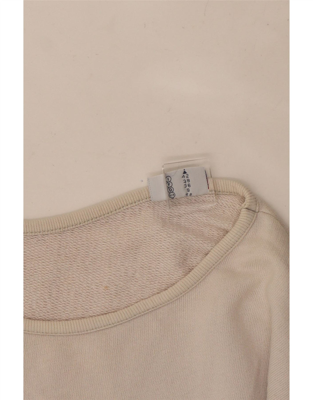 Maglione da donna con grafica corta LOTTO IT 42 bianco medio