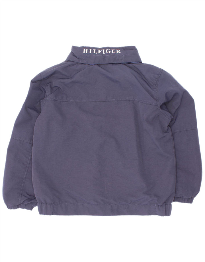 Giubbotto bomber grafico da bambino Tommy Hilfiger 3-4 anni in poliestere blu navy