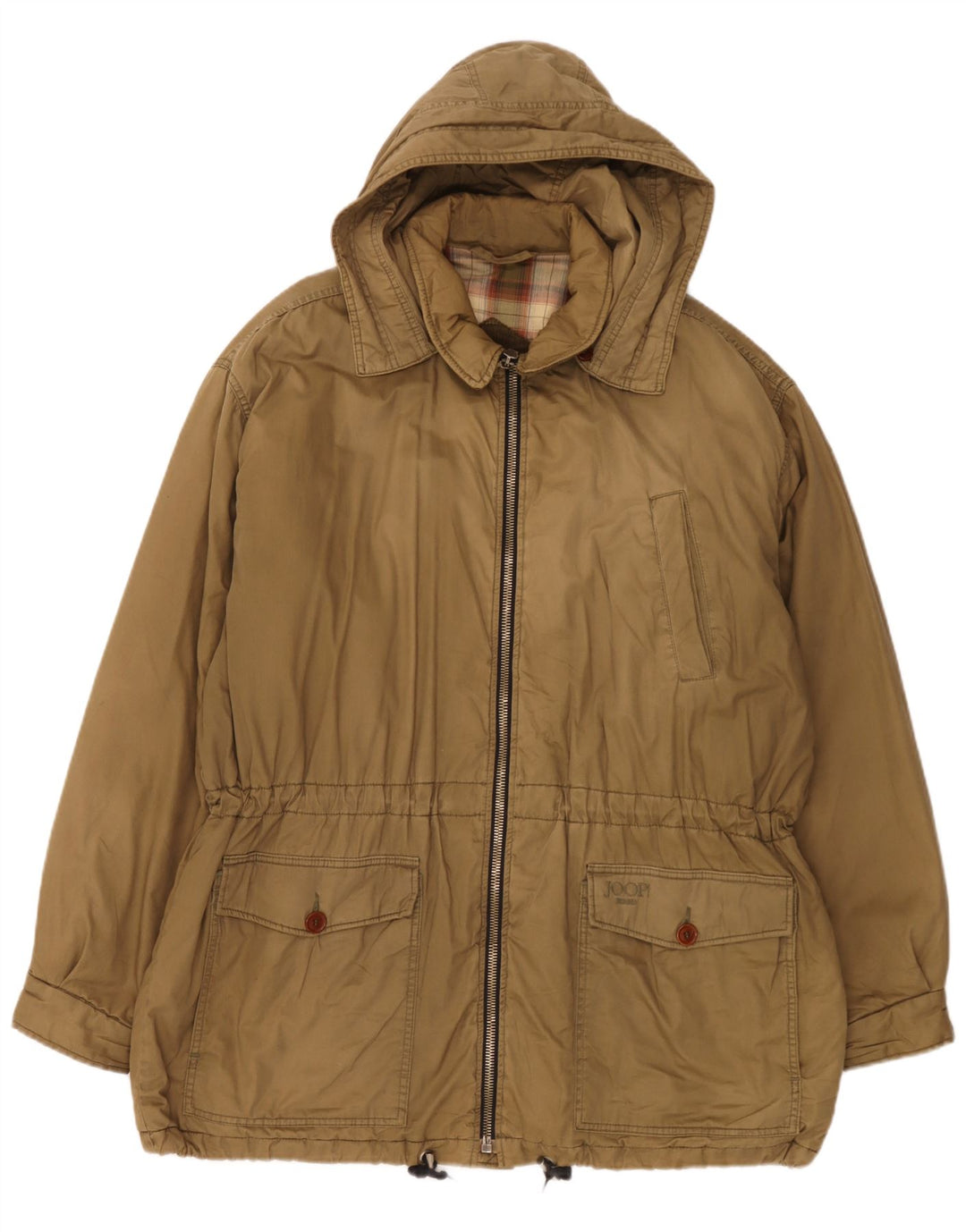 Parka da uomo con cappuccio Joop IT 54 2XL cotone kaki