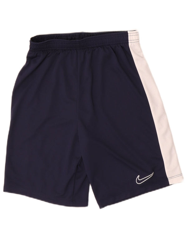 Pantaloncini sportivi Nike da bambino Dri Fit 13-14 anni XL Blu navy Colourblock