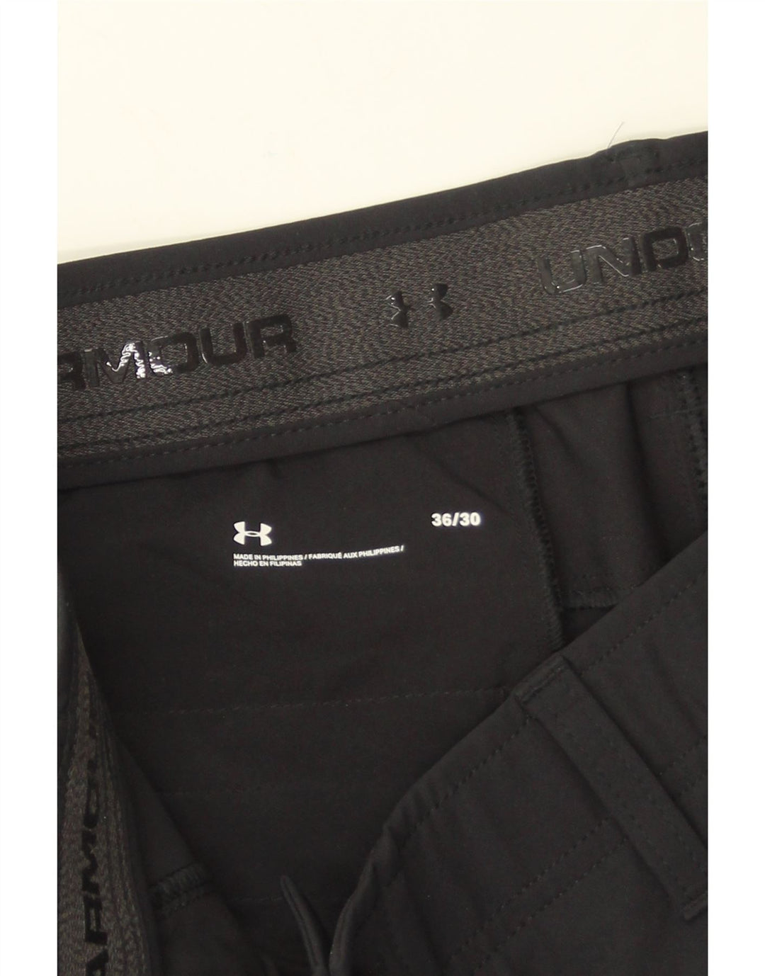 Pantaloni chino dritti da uomo Under Armour W36 L30 neri