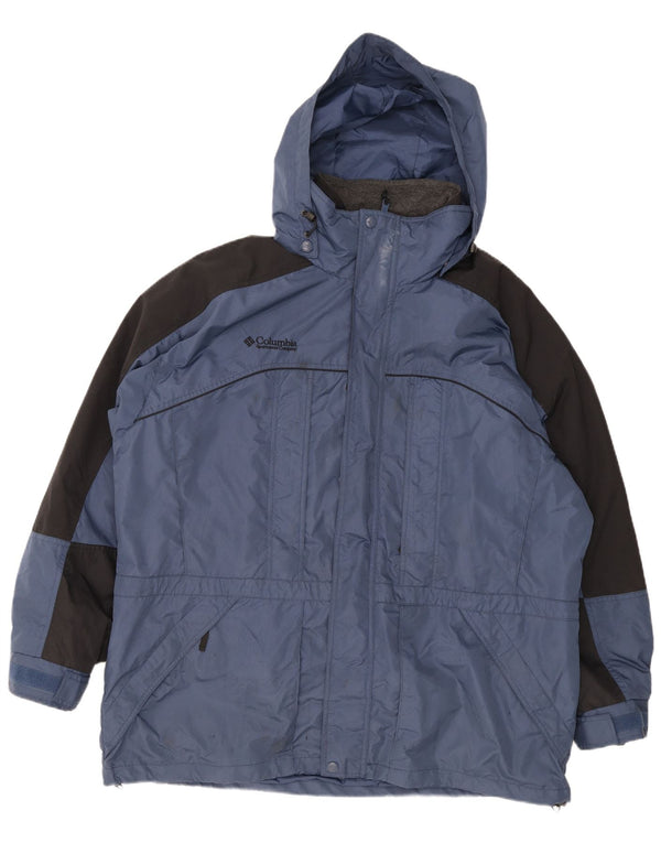 Giacca a vento Columbia Interchange da uomo UK 42 XL Blu Colourblock