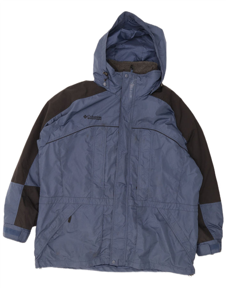 Giacca a vento Columbia Interchange da uomo UK 42 XL Blu Colourblock