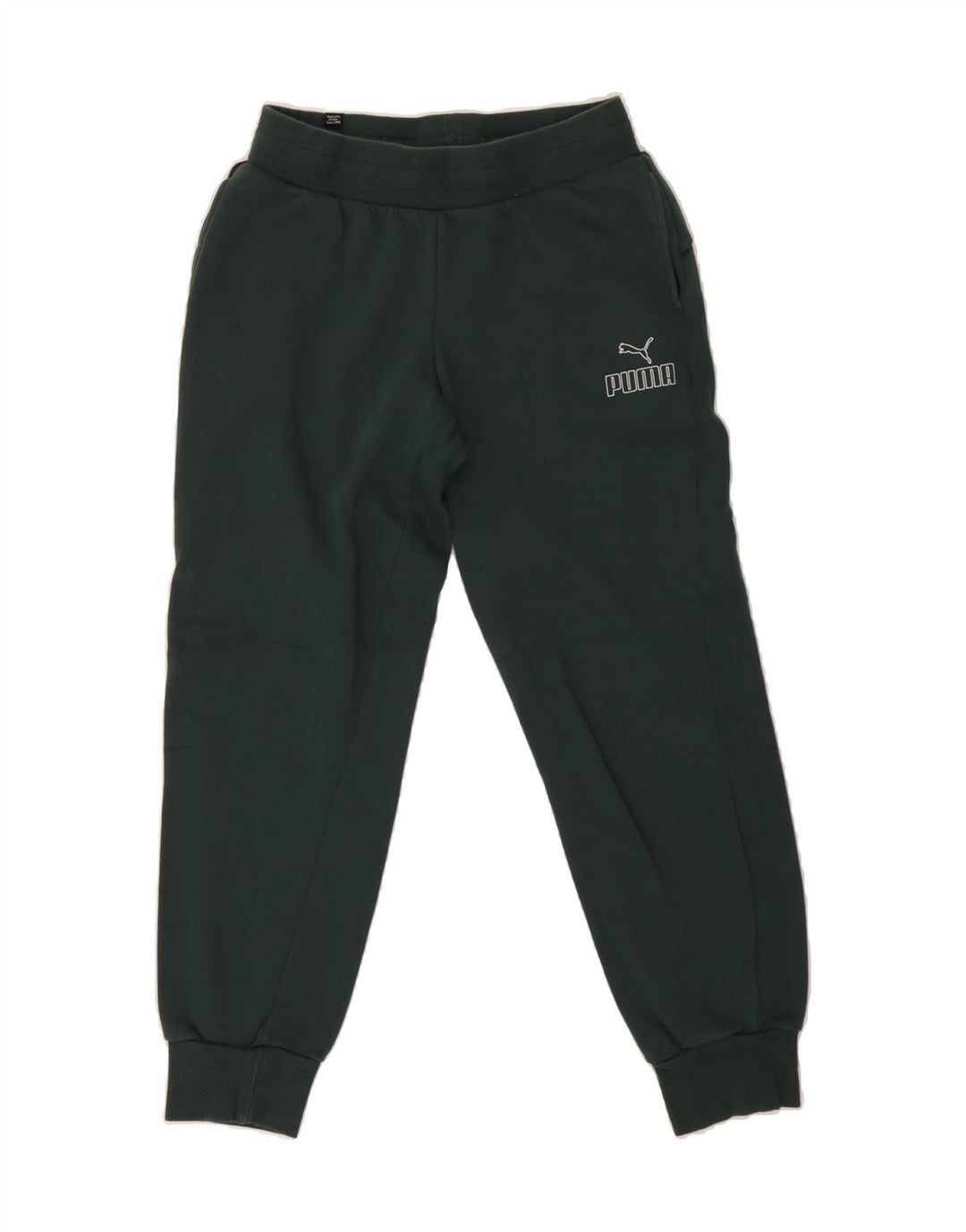 PUMA Mens Tracksuit Trousers Joggers Small Green Cotton Vintage Puma and Second-Hand Puma from Messina Hembry 