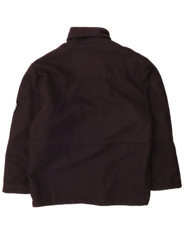 Cappotto vintage da uomo in giacca a vento da yachting UK 42 XL blu navy