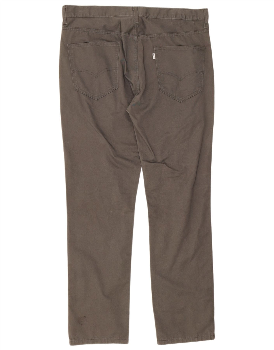 Pantaloni chino dritti da uomo Levi's W36 L32 in cotone grigio