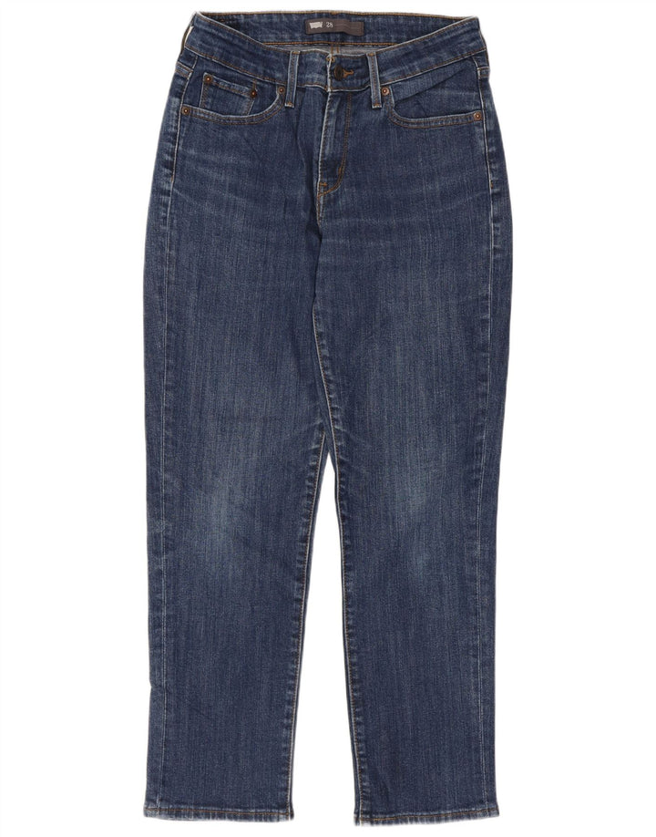 Jeans affusolati da donna Levi's W28 L26 cotone blu