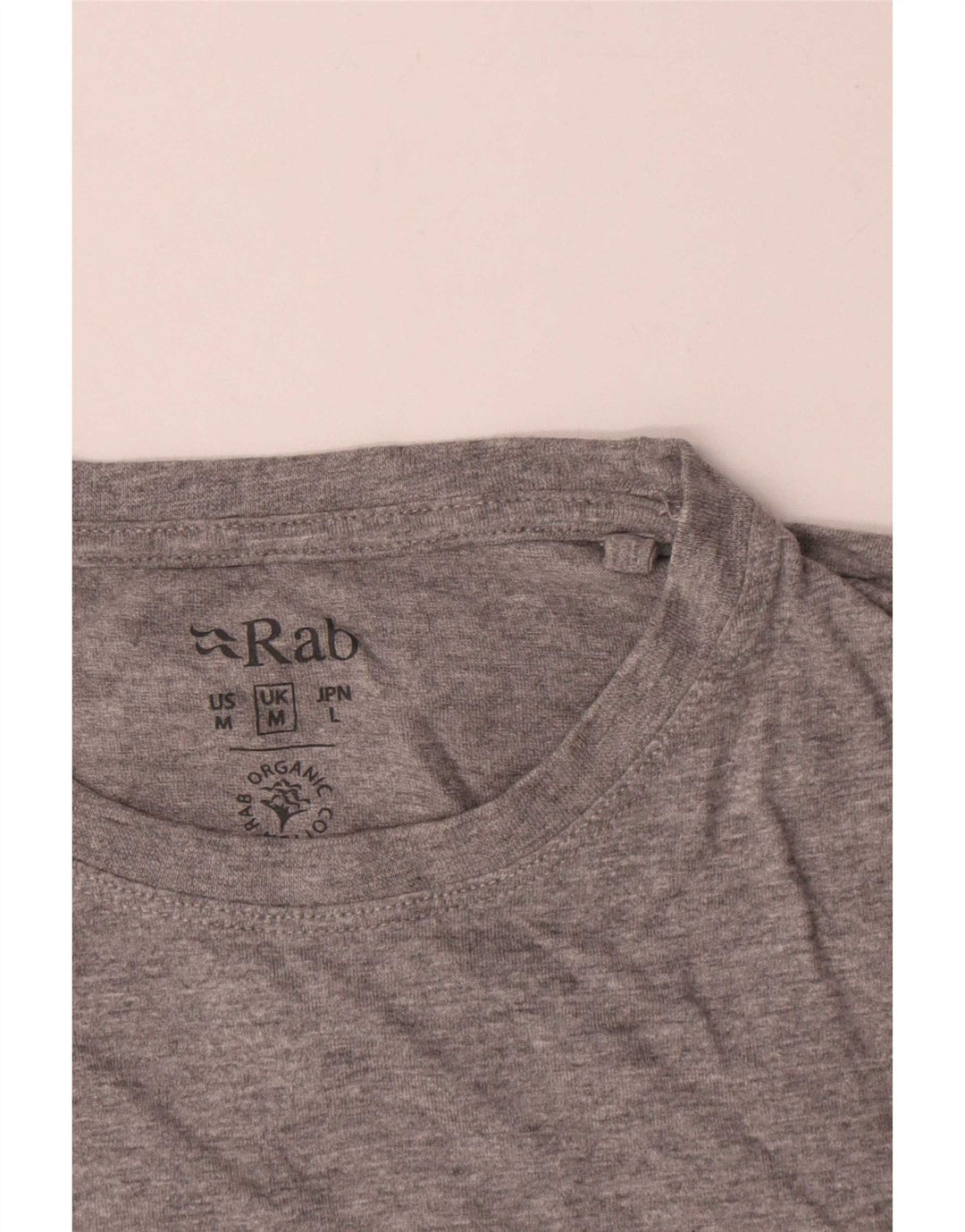 T-shirt grafica da uomo Rab Top grigio medio