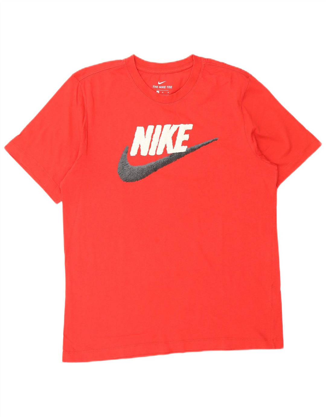 T-shirt grafica da uomo NIKE Top rosso medio in cotone