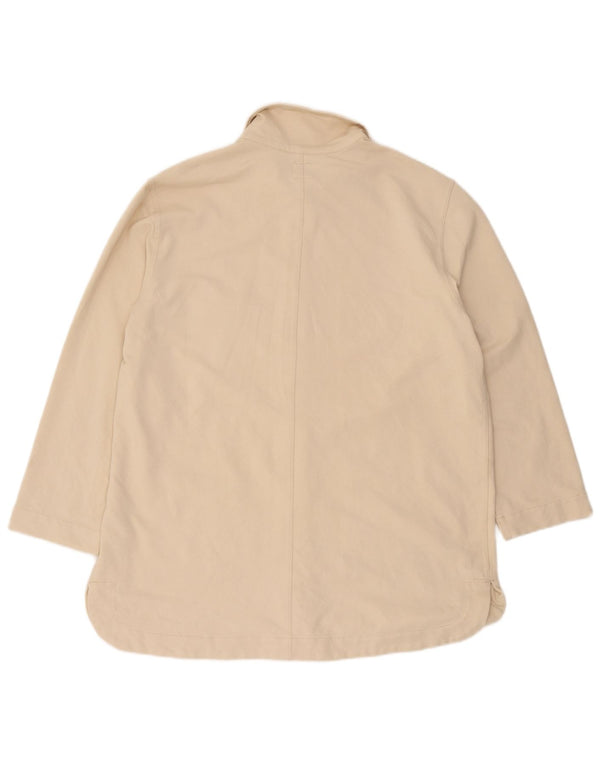 Camicia da uomo Lee Worker Wear Overshirt vestibilità ampia UK 18 XL Cotone beige
