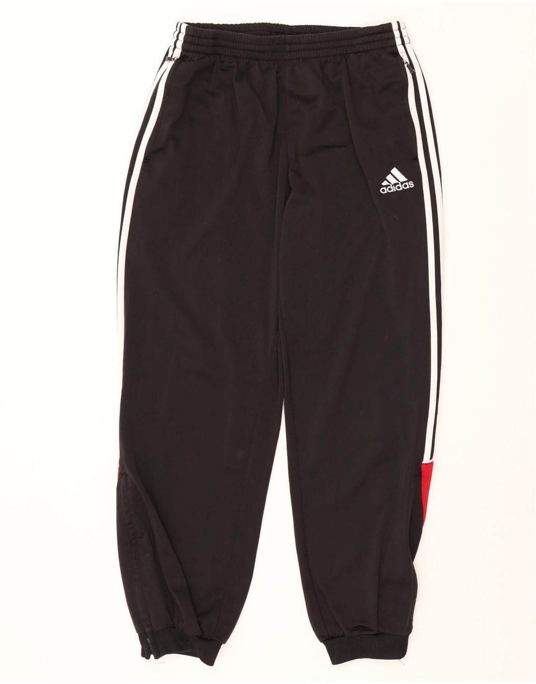 Pantaloni da tuta da uomo ADIDAS Joggers UK 42/44 Large Nero Colourblock