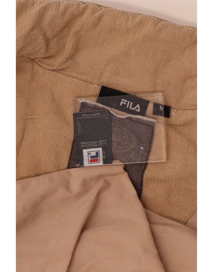 Gilet imbottito da uomo Fila UK 38 cotone beige medio