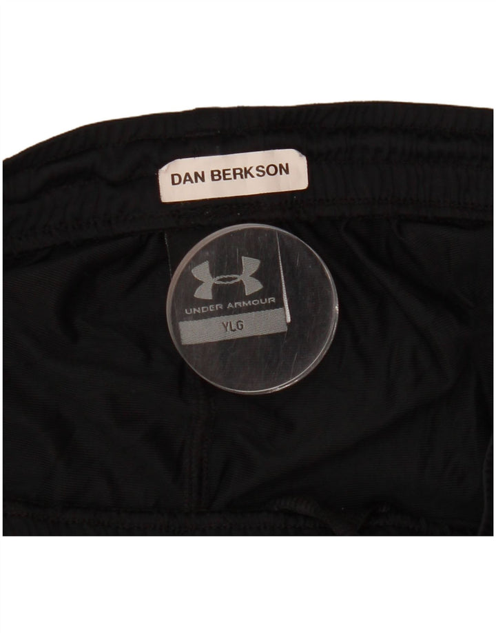 Pantaloncini sportivi UNDER ARMOUR per ragazzi 11-12 anni Large in poliestere nero