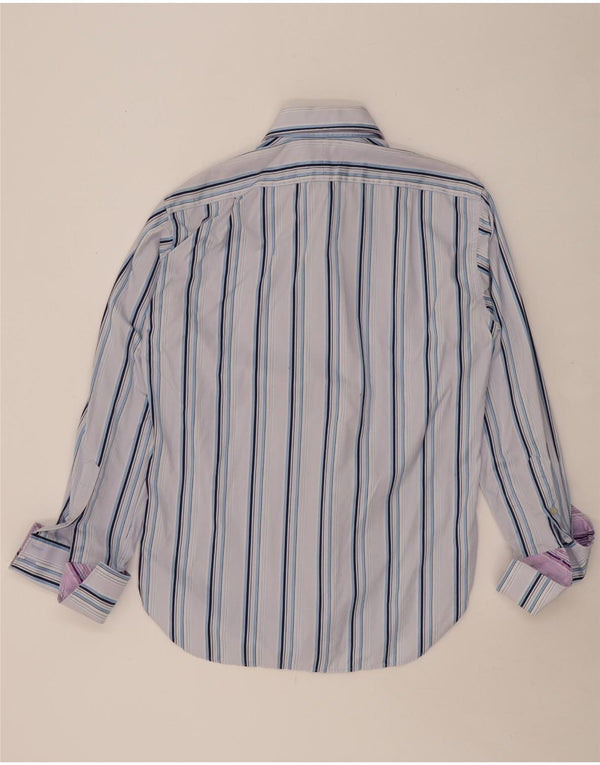 Camicia da uomo TED BAKER taglia 16 grande a righe blu